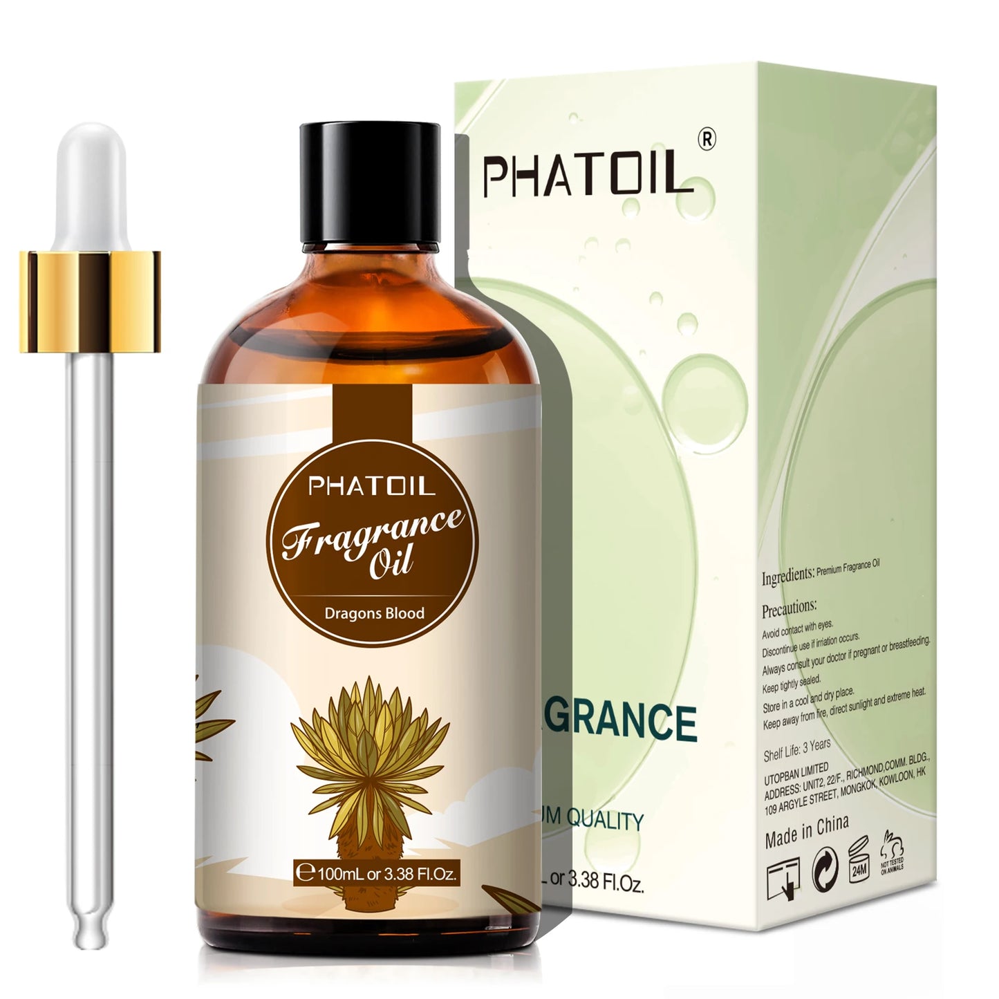 Phatoil 100ml Coconut Vanilla Fragrance Oils