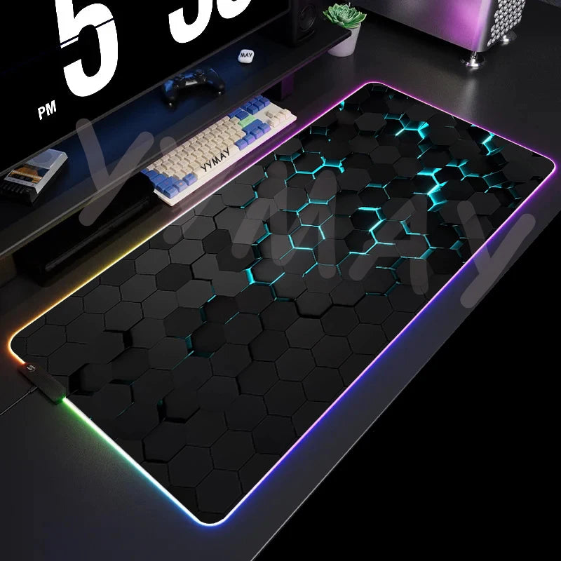 Large RGB Mouse Pad Geometric