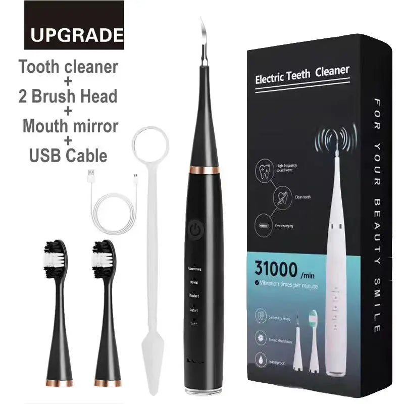 Sonic Electric Toothbrush Teeth Cleaner Dental Teeth Scaler USB Rechargeable