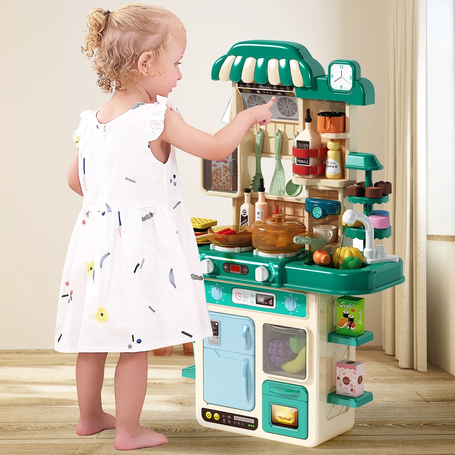 Children play every kitchen toy set baby simulation kitchenware