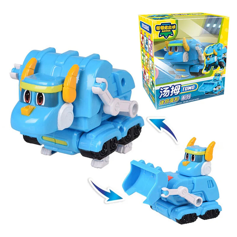 Newest Min Gogo Dino ABS Deformation Car/Airplane Action Figures