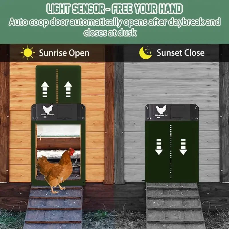 Automatic Chicken Coop Door Light Sensor