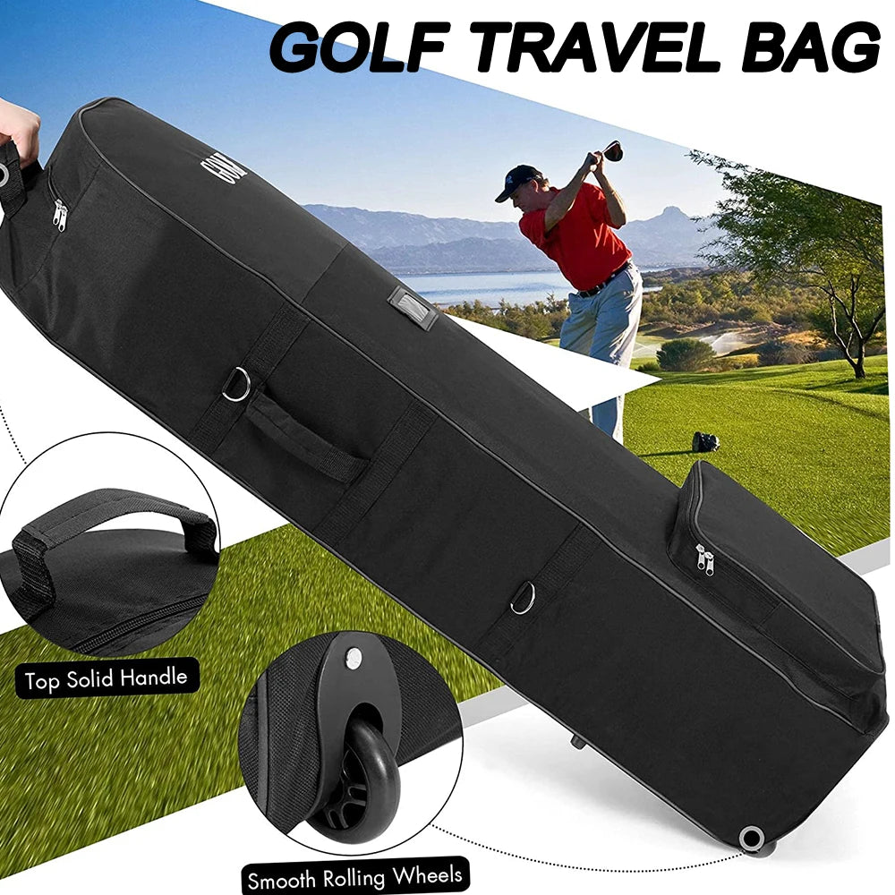 Soft Golf Travel Bags With Wheels Large Capacity