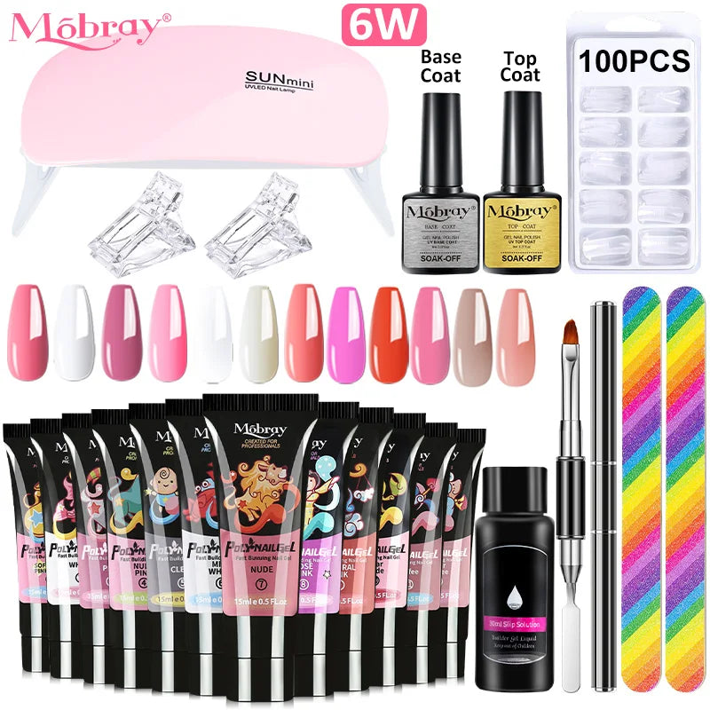 Nail Set Gel Nail Set With UV LED Lamp Dryer