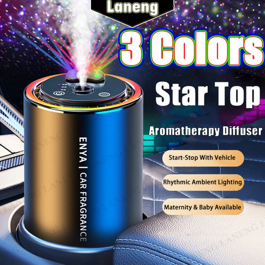 Car Air Fresheners 3 Colors Starry Sky Top Car Perfume Essential Oil Fragrance