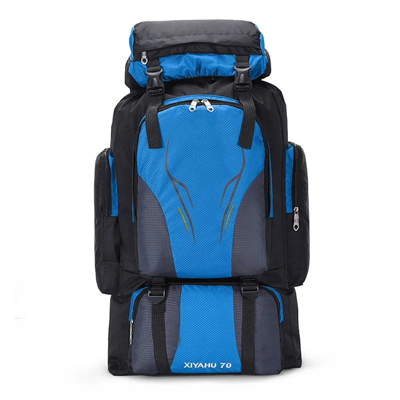 70L High Capacity Hiking Backpack Women Outdoor Travel Camping Backpack Men Waterproof Bag