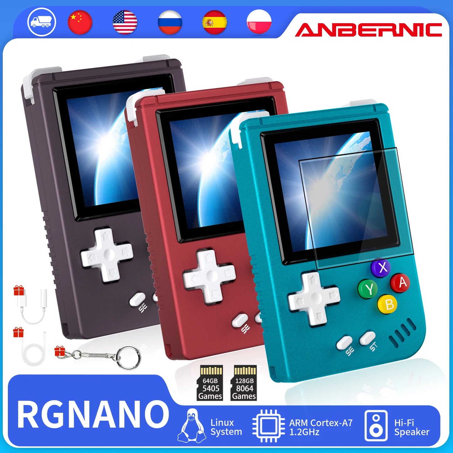 ANBERNIC RG Nano Mini Retro Handheld Game