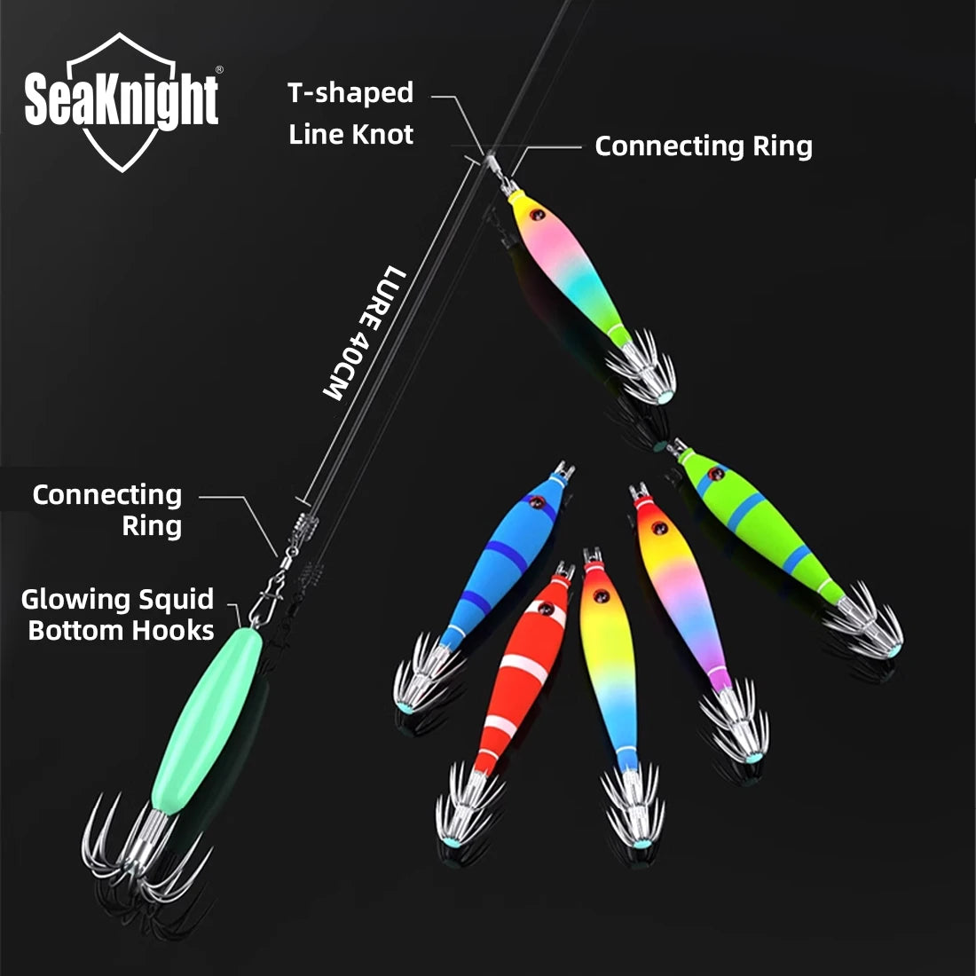 2024 Seaknight NEW LURE Squid Hook