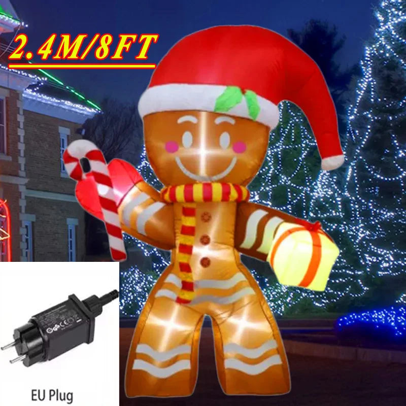 Christmas Inflatable Decoration Toy Built-in LED Lights