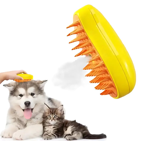 Steamy Dog Brush Electric Spray