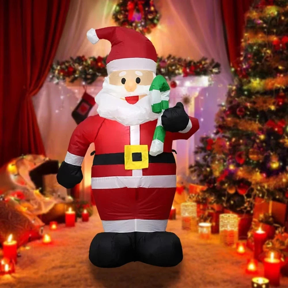 Christmas Inflatable Santa Claus Gift Model