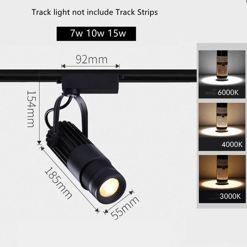 Round7w10w 15w 20w 30w110-220VCob Spotlights - TotalWellnessMarketplace