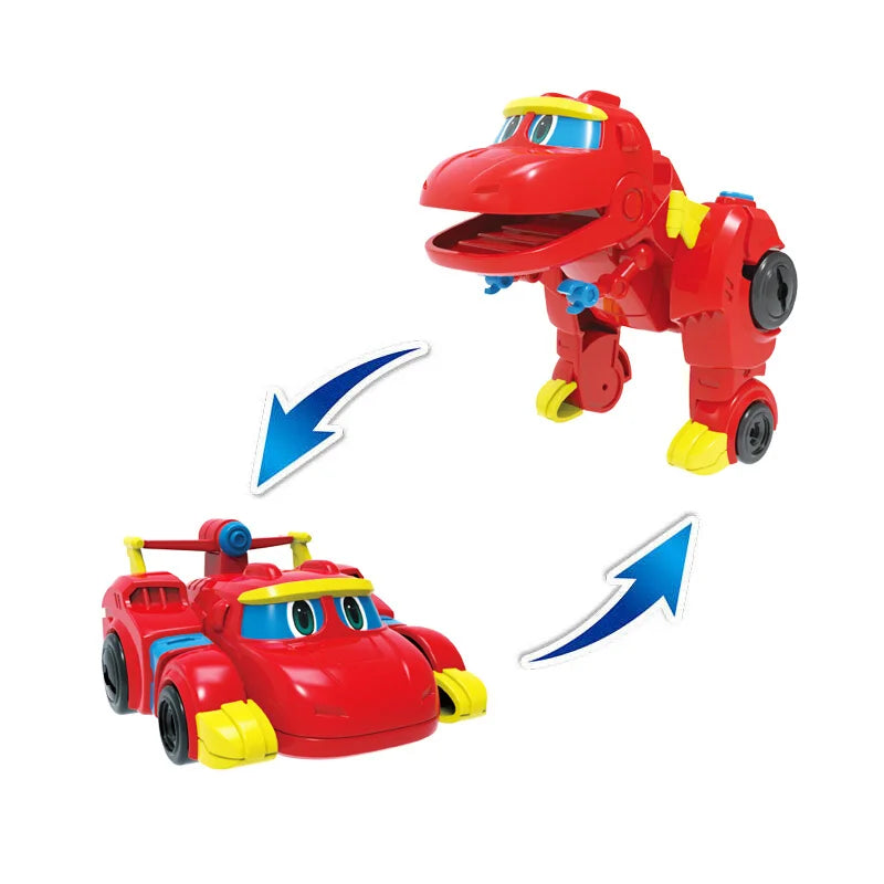 Newest Min Gogo Dino ABS Deformation Car/Airplane Action Figures