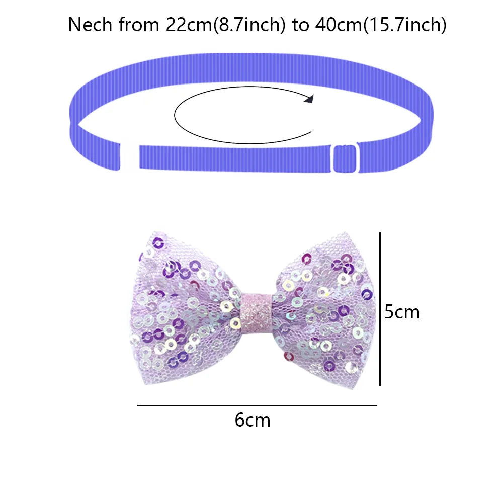 50/100pcs Pet Dog Cat Bow Ties