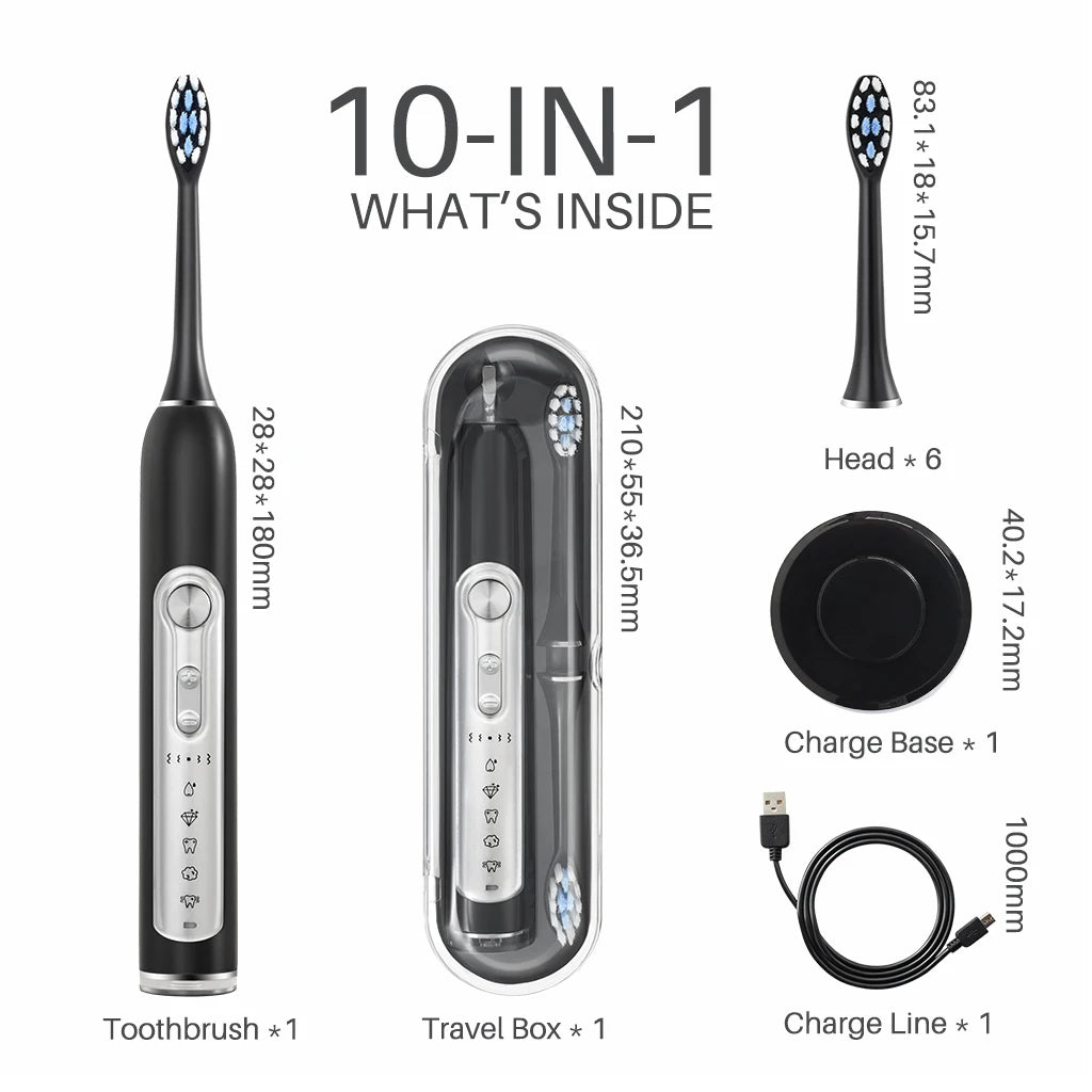 Super Sonic Electric Toothbrushes for Adults Kid