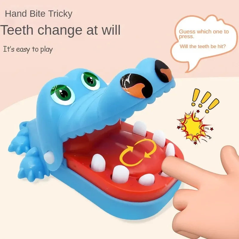 1 Pc Crocodile Teeth Dentist Game ABS Crocodile Biting Finger Game