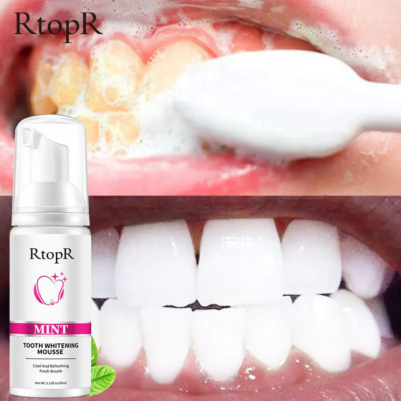 3pcs Mint Tooth Whitening Mousse Teeth