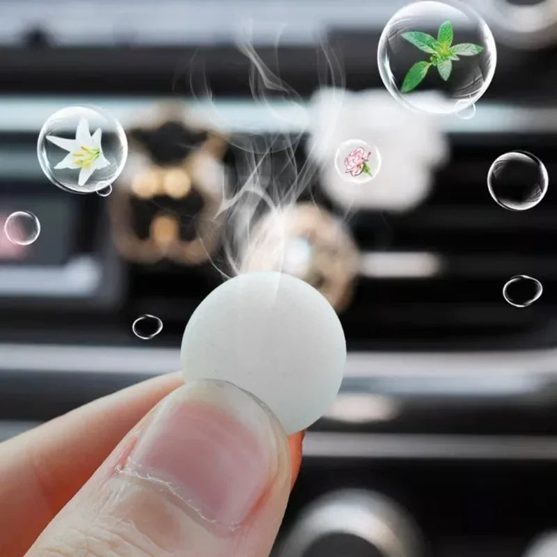 Car Air Freshener Solid Perfume Tablets Air Vent Perfume Refill 5 Flavor