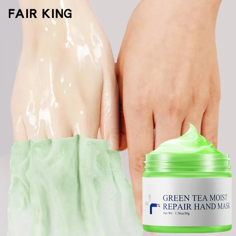 Green Tea Lock Water Repair Hand Mask