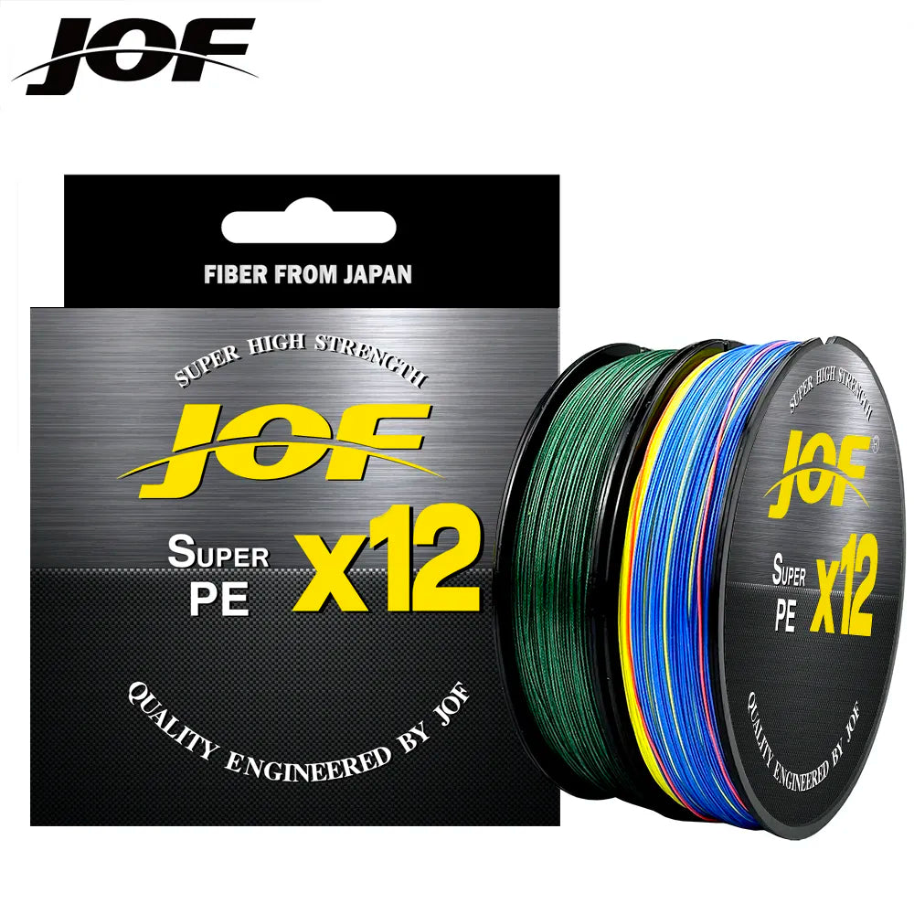 JOF X9/X12 500M 300M Braided Fishing Line