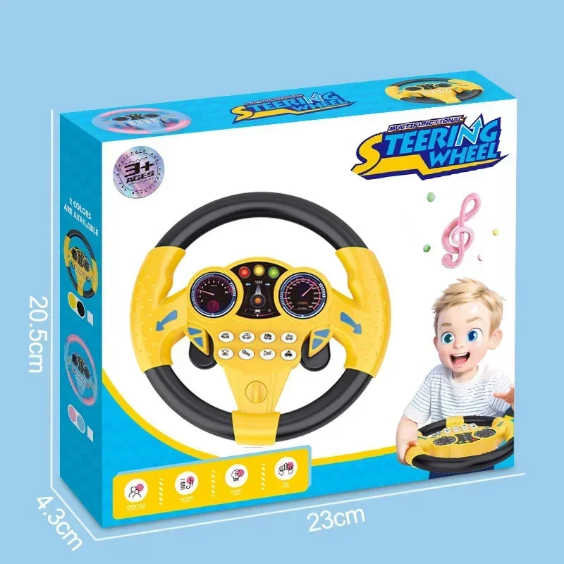 Infant Shining Simulation Steering Wheel Toys Children's Toy