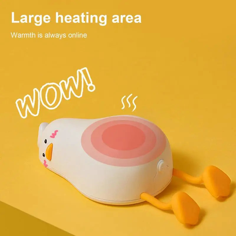 Hand Warmer Cute Duck Shape Rechargeable