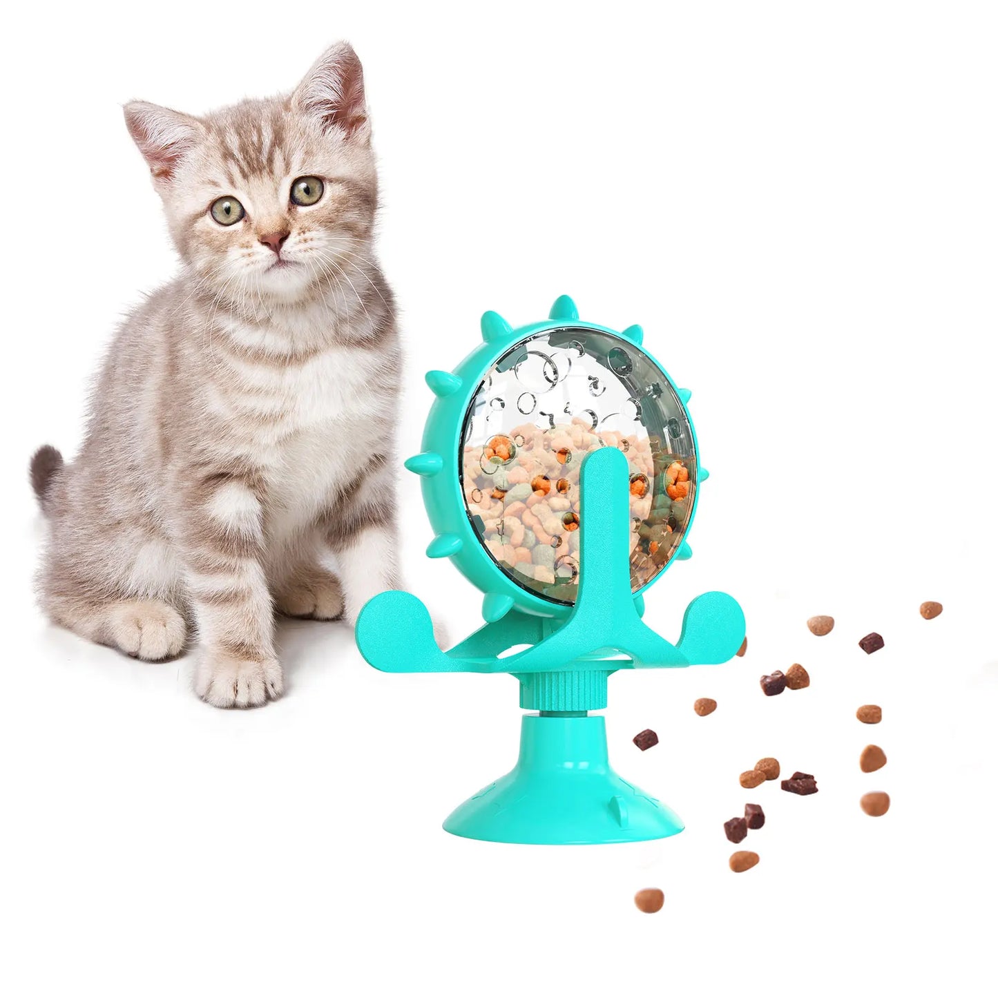 360° Rotating Pet Food Dispenser Interactive Pet Toy