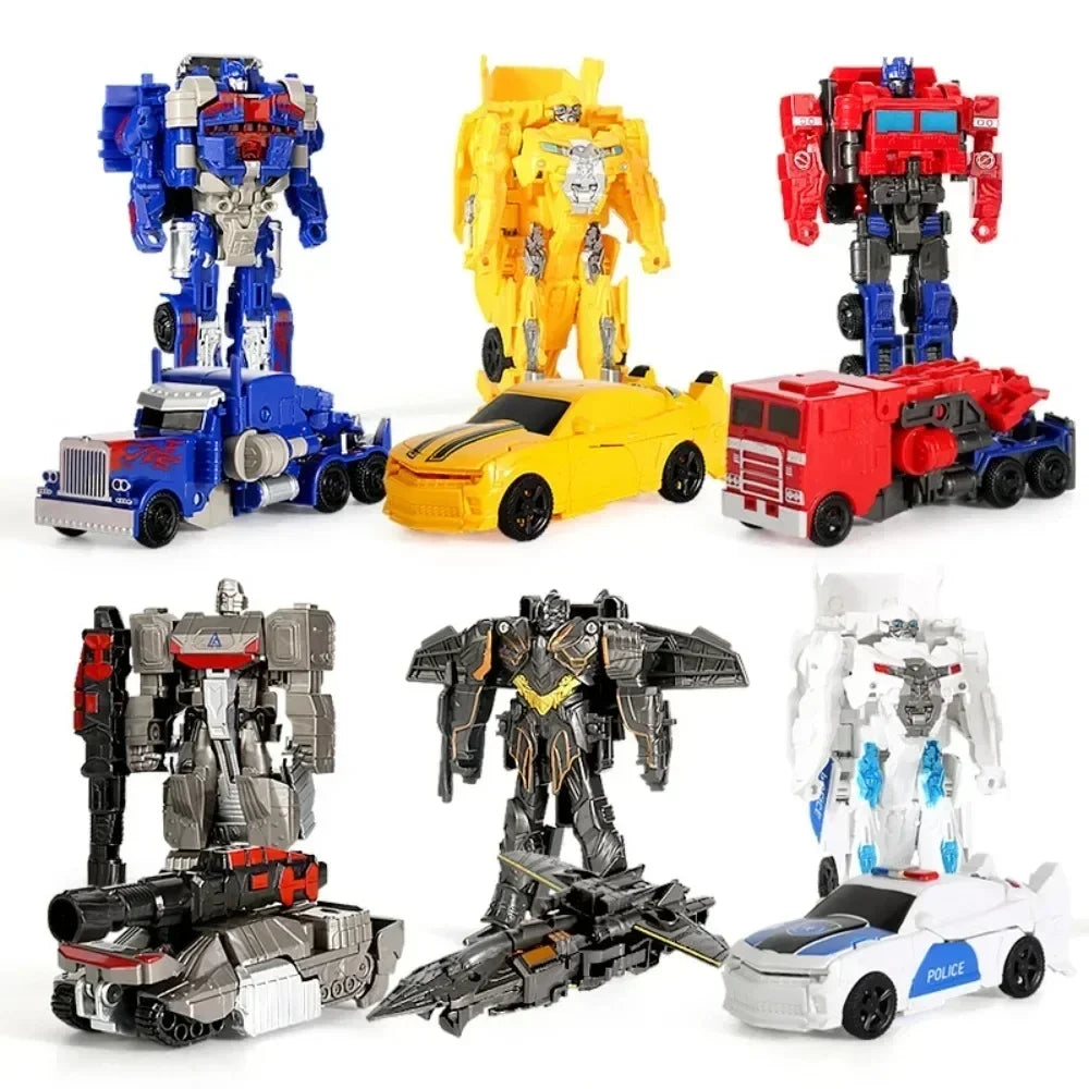 Transformation Car Toy One Step Deformation Robot Action Figure Model Kid Puzzle