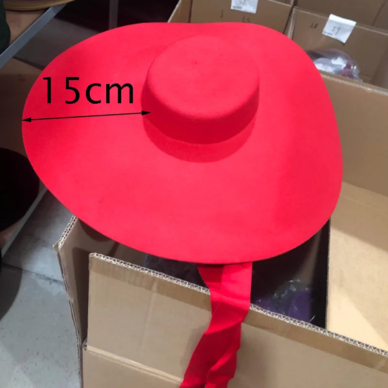 Red Super Wool Hat Extra Large 15cm