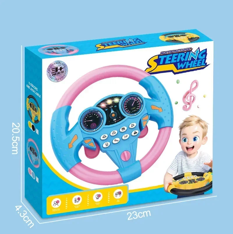 Infant Shining Simulation Steering Wheel Toys Children's Toy