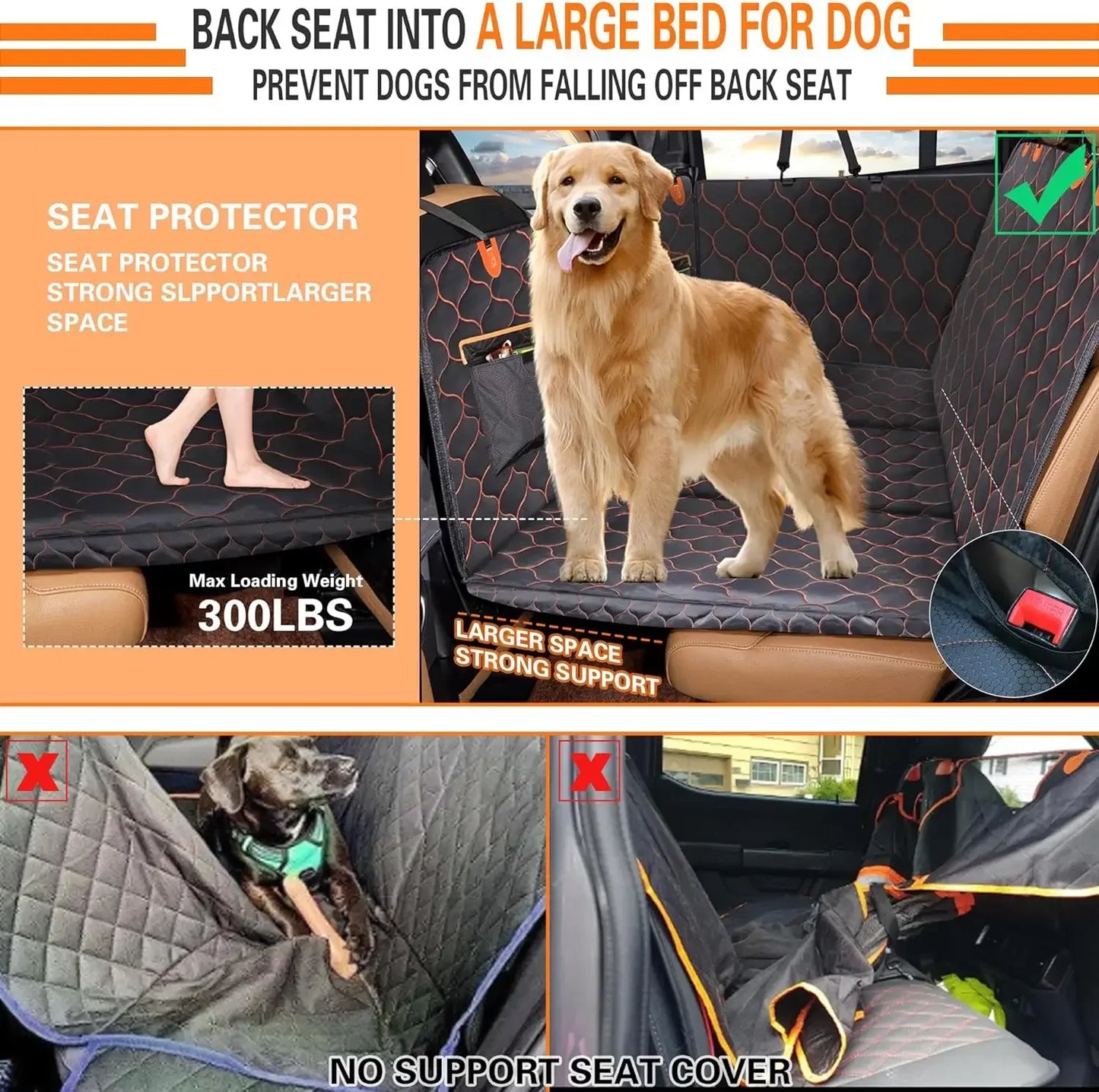 Back Seat Extender for Dogs