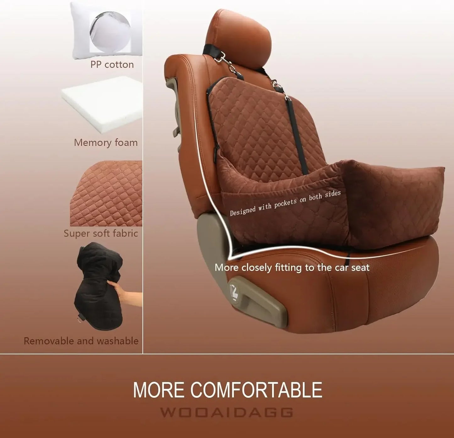 Dog Car Seat for Small Dogs,