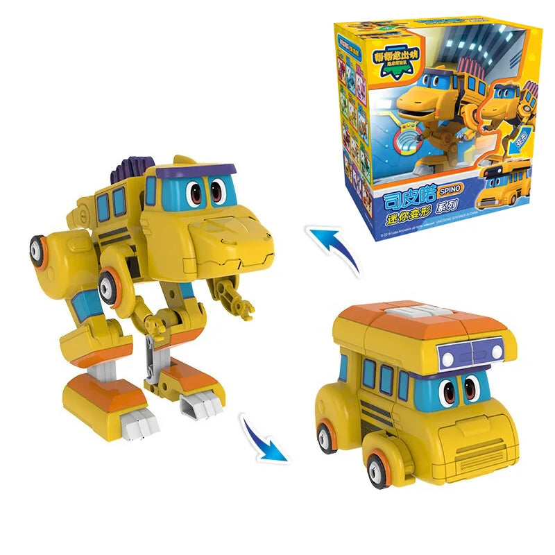 Newest Min Gogo Dino ABS Deformation Car/Airplane Action Figures