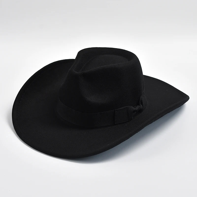 Big Wide Brim Felt Fedora Hat for Women