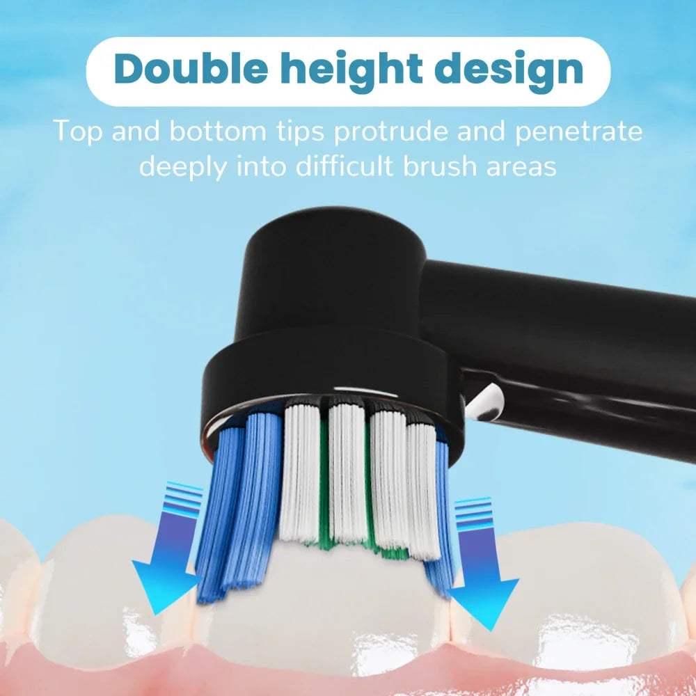 Replacement Toothbrush Heads Compatible with Oral B Braun Professional Electric 1000 1500 3000 6000 7000 7500 8000