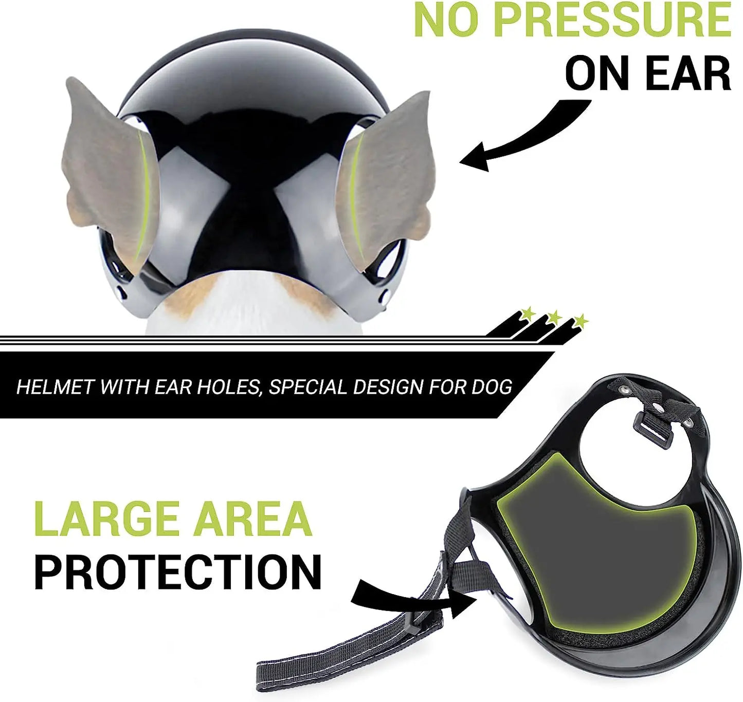 ATUBAN Dog Helmet and Sunglasses