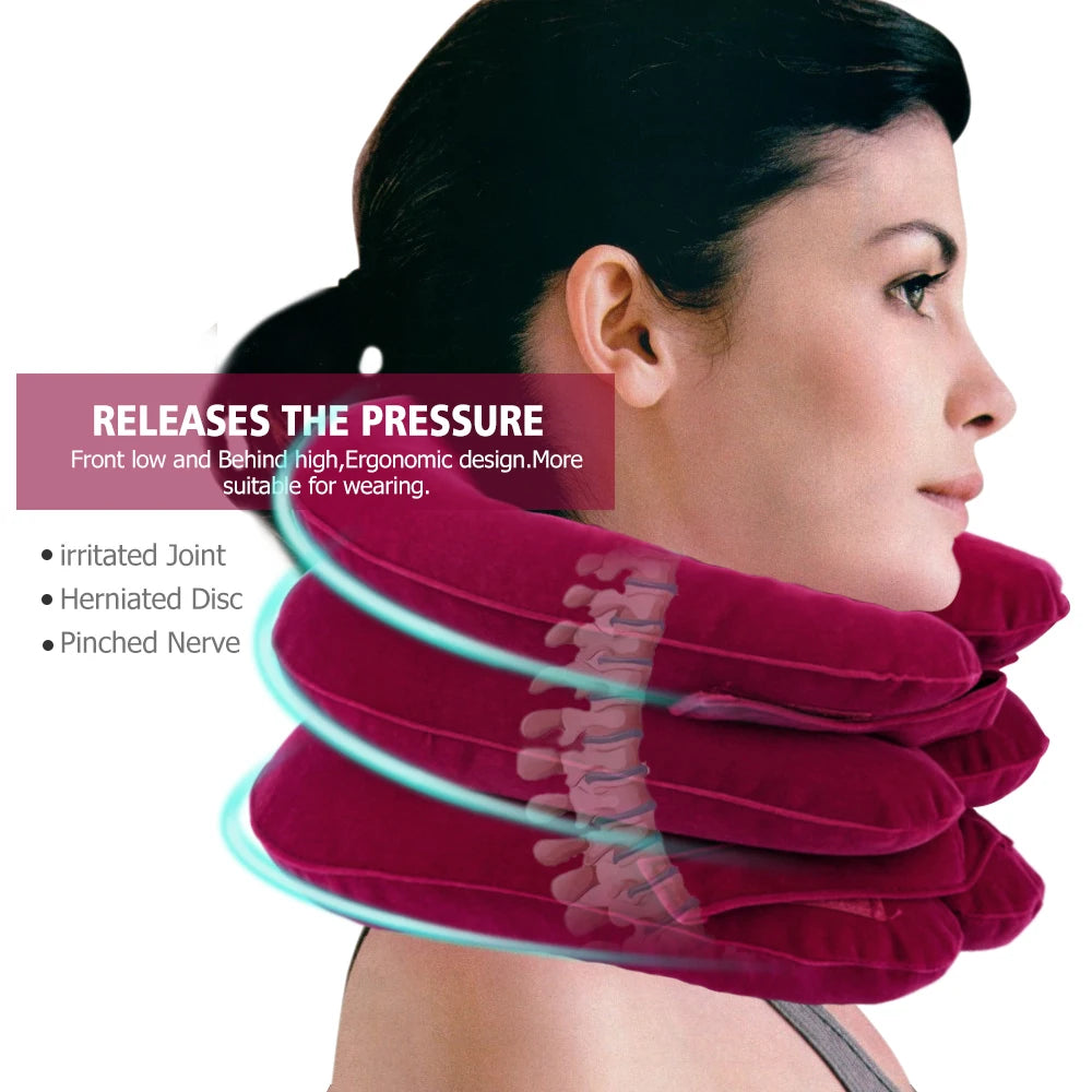 Cervical Neck Traction Device,Relief for Chronic Neck & Shoulder Alignment Pain