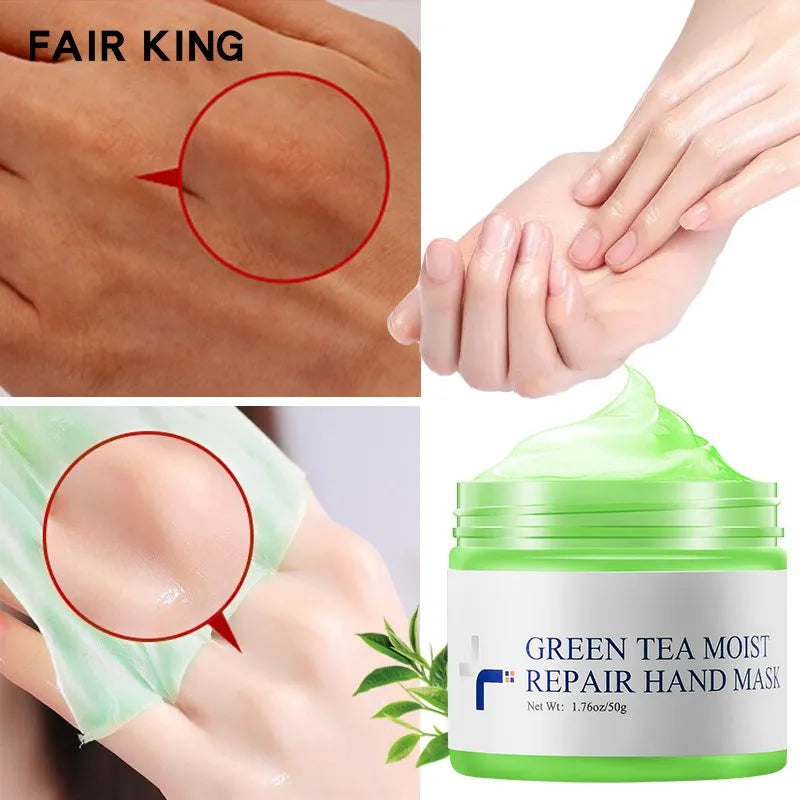 Green Tea Lock Water Repair Hand Mask