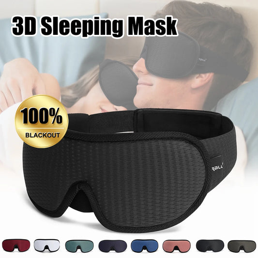 3D Sleeping Mask Block Out Light Soft Padded