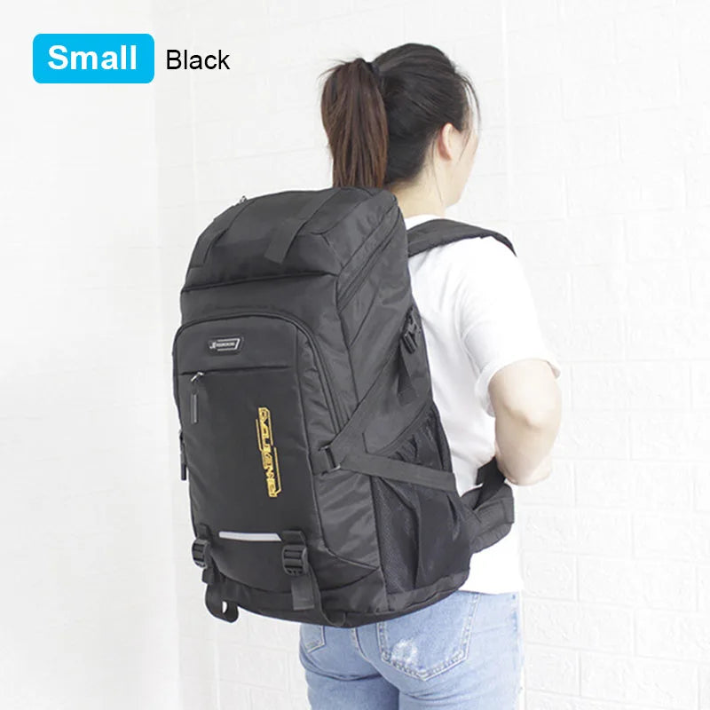 80L 50L Outdoor Backpack Men's Women's Travel Luggage Rucksack Sports Climbing Camping Hiking