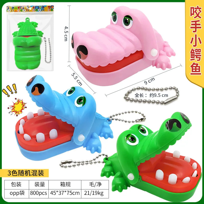 1 Pc Crocodile Teeth Dentist Game ABS Crocodile Biting Finger Game