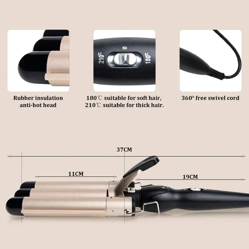 Professional Hair Curling Iron Ceramic