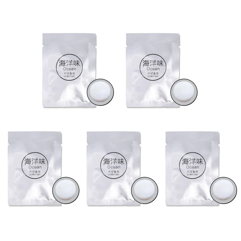 Car Air Freshener Solid Perfume Tablets Air Vent Perfume Refill 5 Flavor