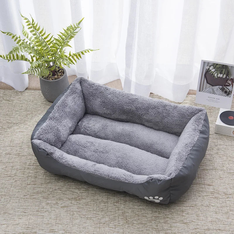 Color Square Winter Soft Warm bed