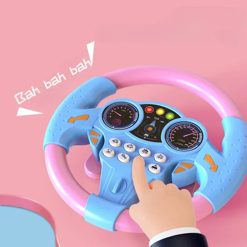 Infant Shining Simulation Steering Wheel Toys Children's Toy