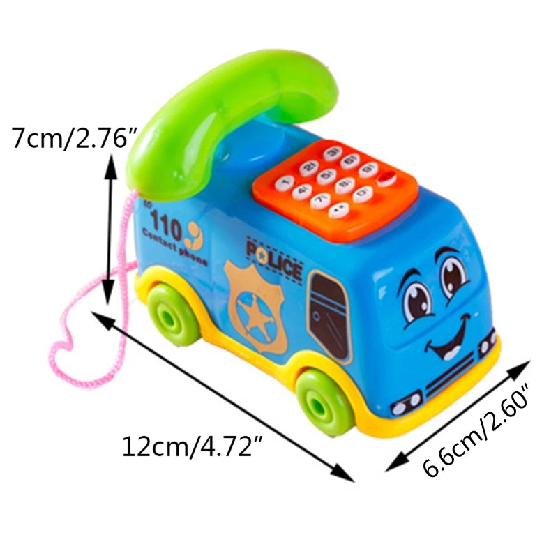 Children Lifelike Telephone Educational Set Toys for Over 1 Year Old Kids Keyboard Set