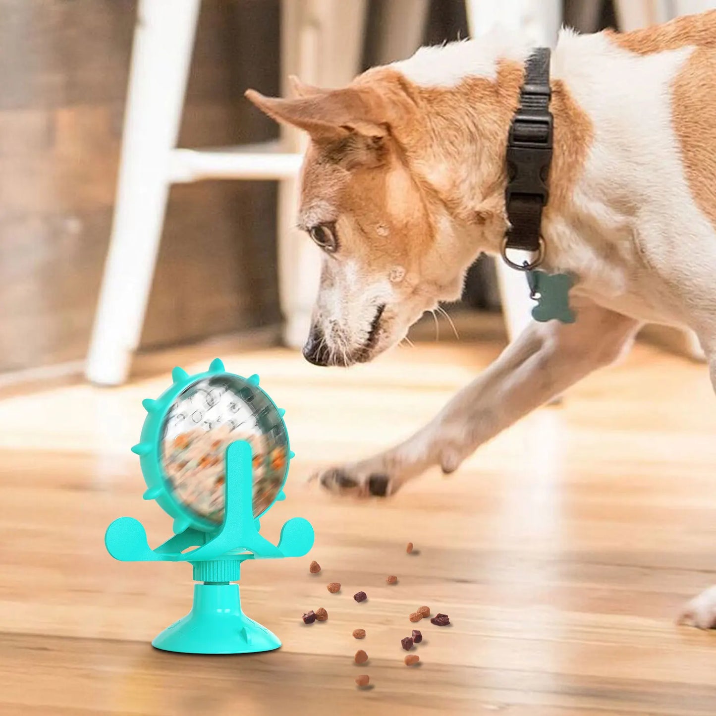 360° Rotating Pet Food Dispenser Interactive Pet Toy